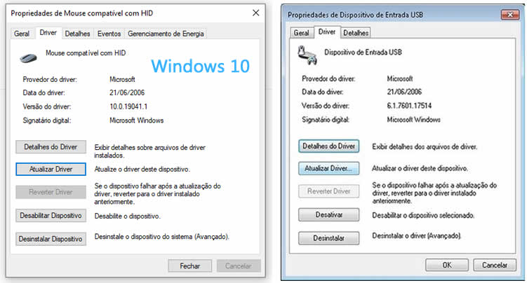 Entre na Aba Alterar Configurações do Mouse