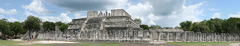 Templo dos Guerreiros em Chichén Itzá