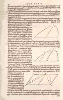 Página do Tratado da quadratura da parábola