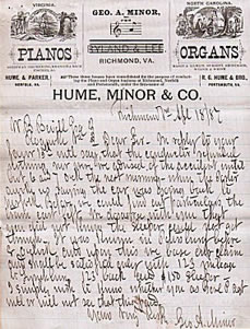 Hume Minor & Company, George Austin Minor (1845-1904)